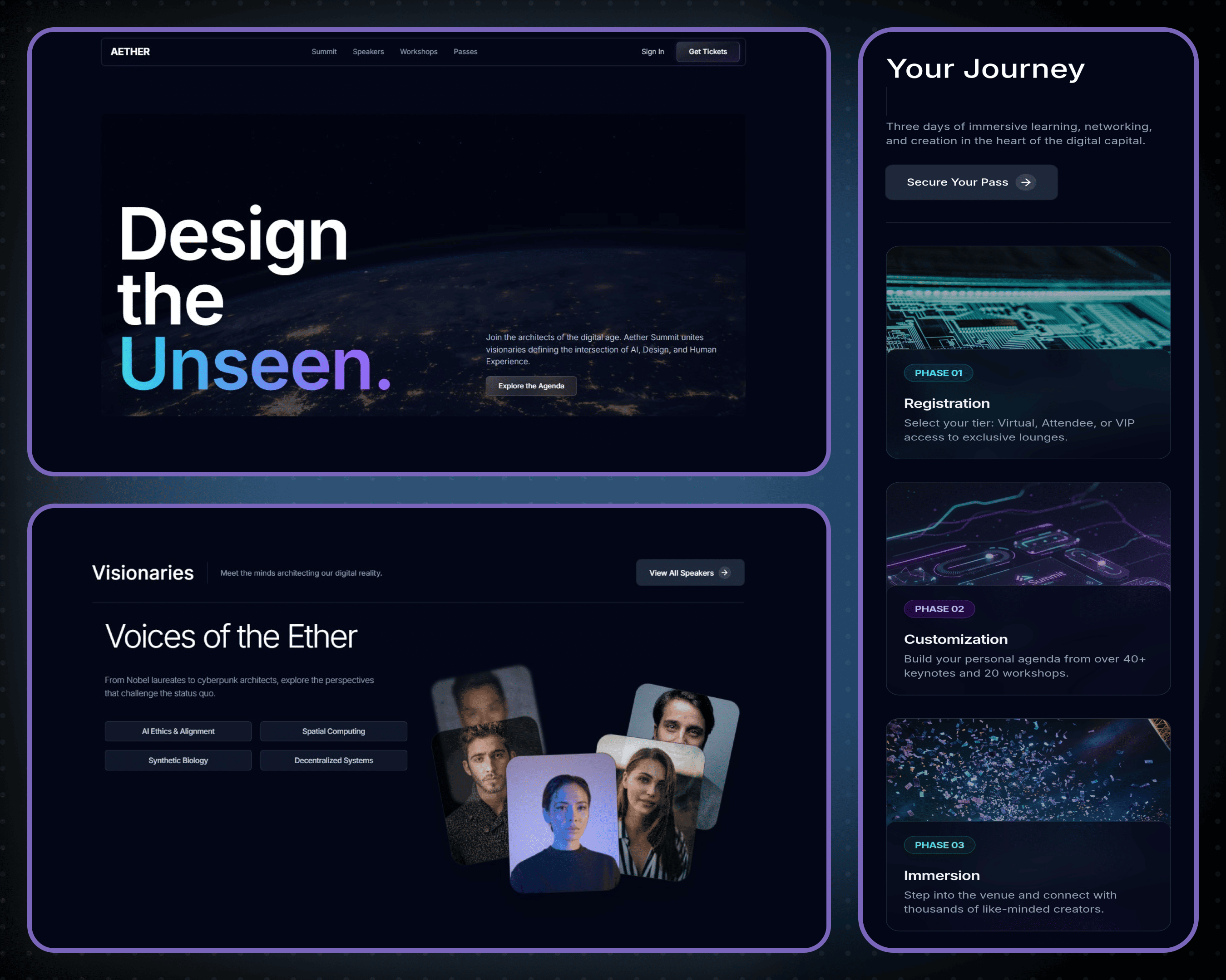 Event Horizon template preview