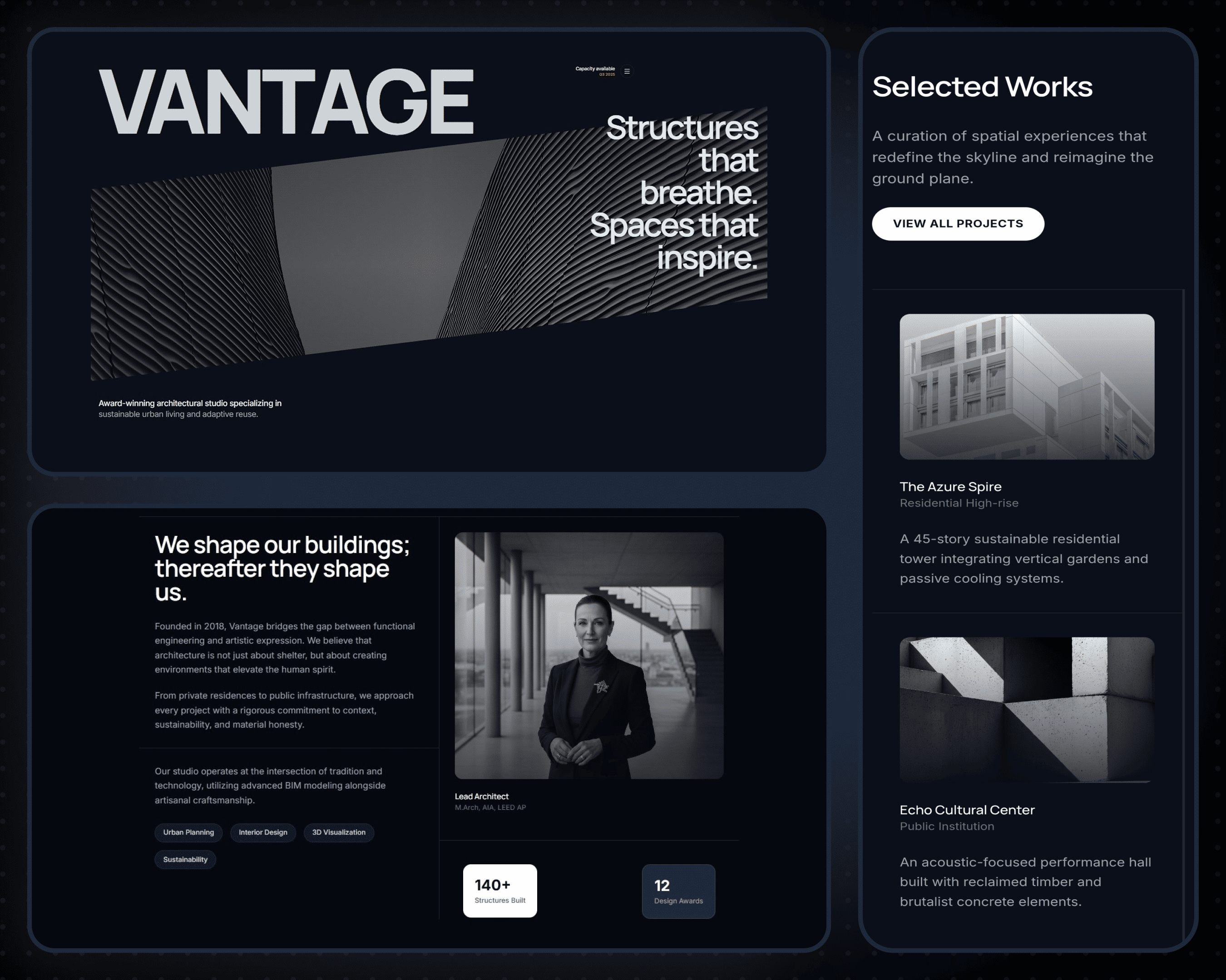 Praxis Studio template preview