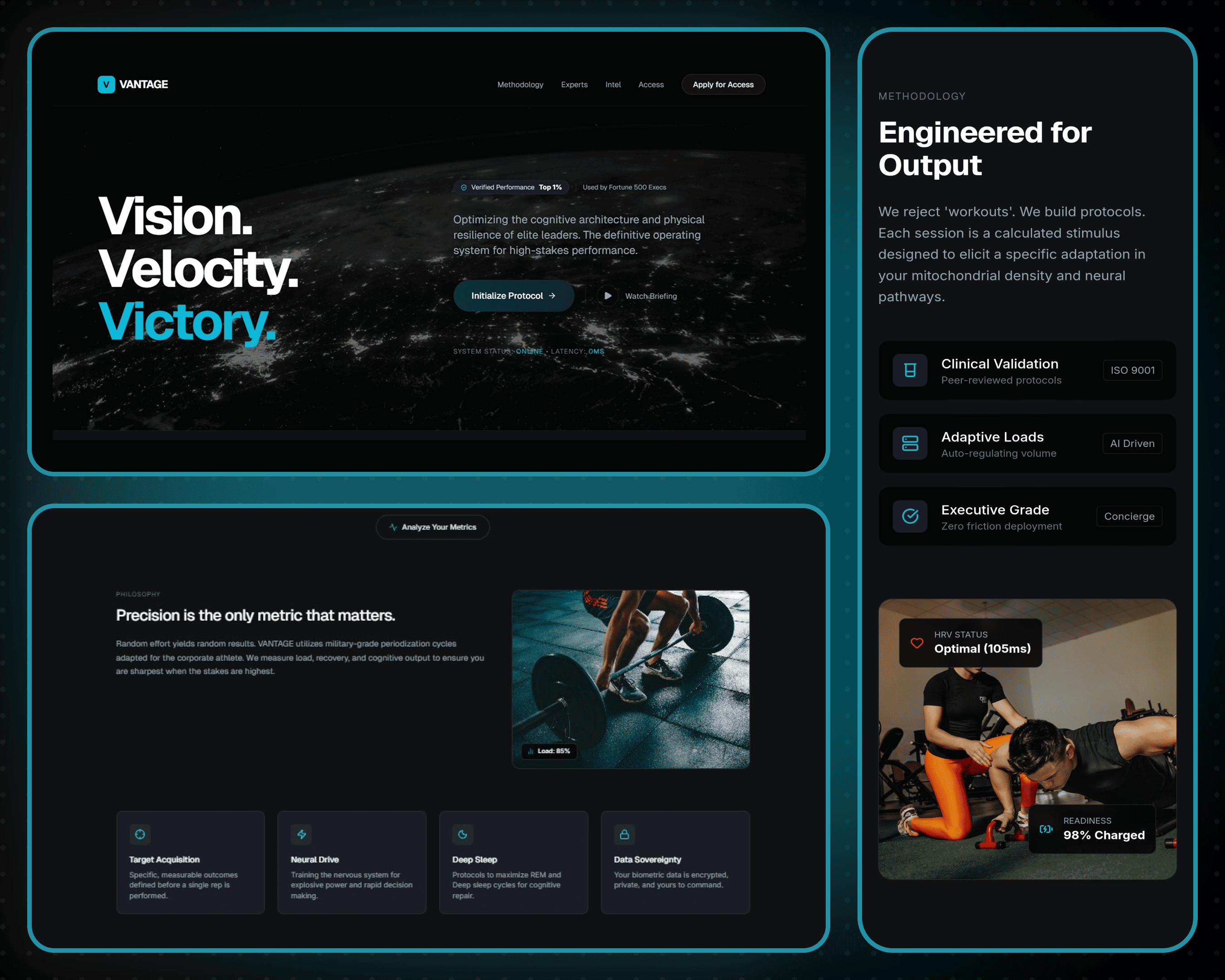 Kinetic Drive template preview