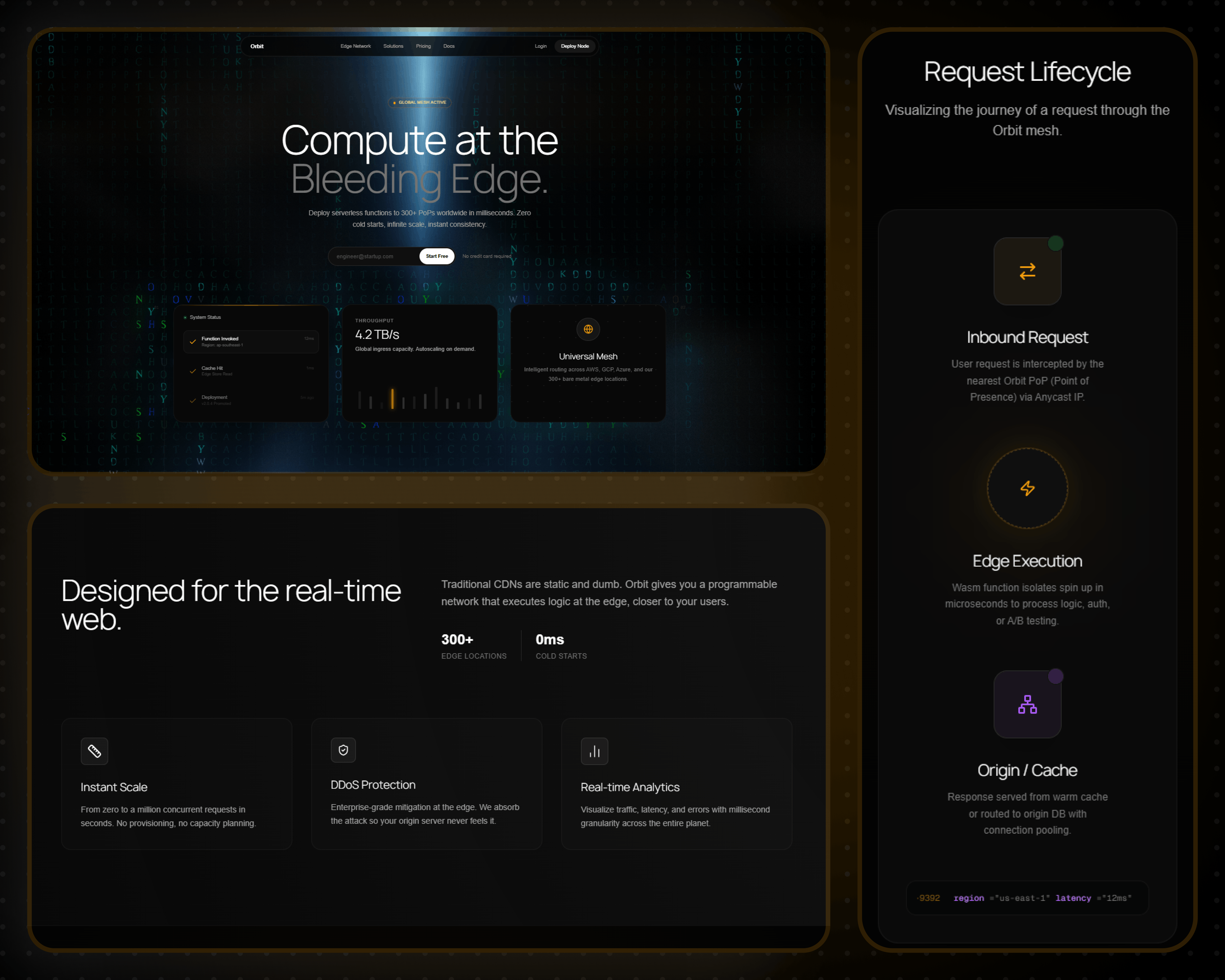 Prestige fintech template preview