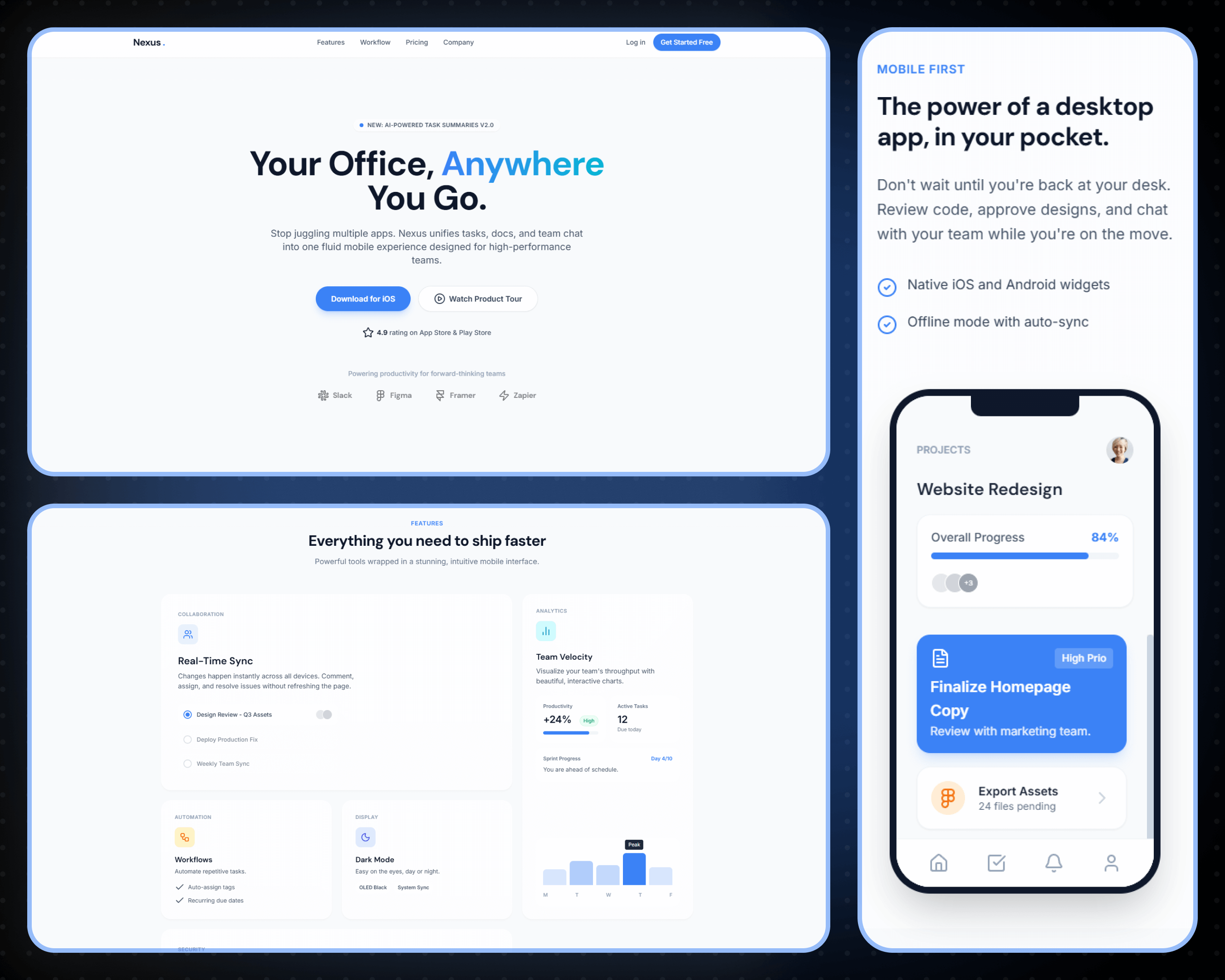 Prime app template preview
