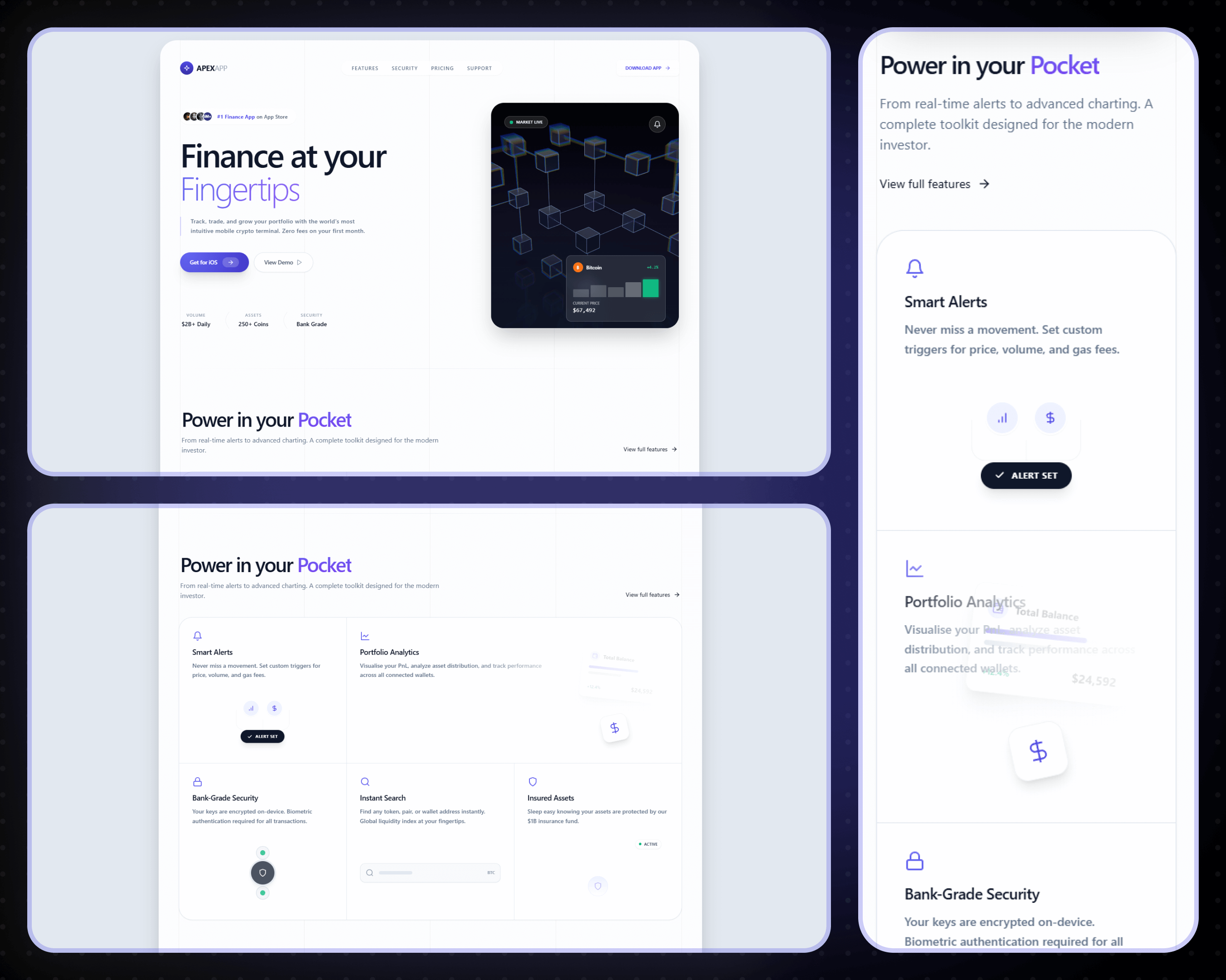 Vivid app template preview